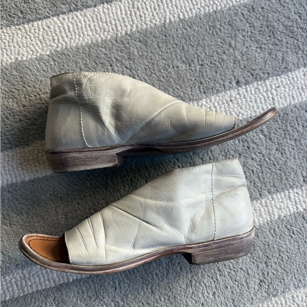 Free People All Leather Mont Blank Asymmetrical Sandals - Picture 7 of 11
